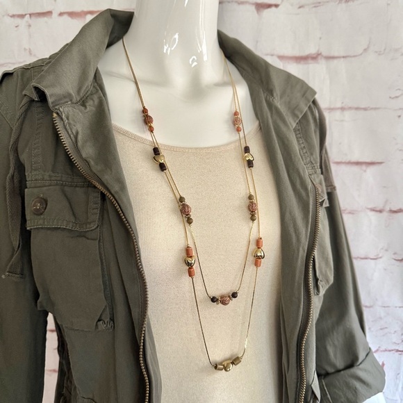 BAR III Army Green XS Utility Safari Cotton Field Jacket Size Extra Small - Picture 5 of 15